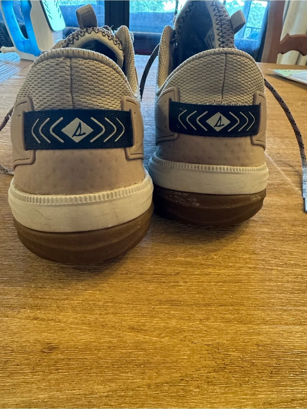 Sperry Men’s Taupe Mesh Boat Sneakers